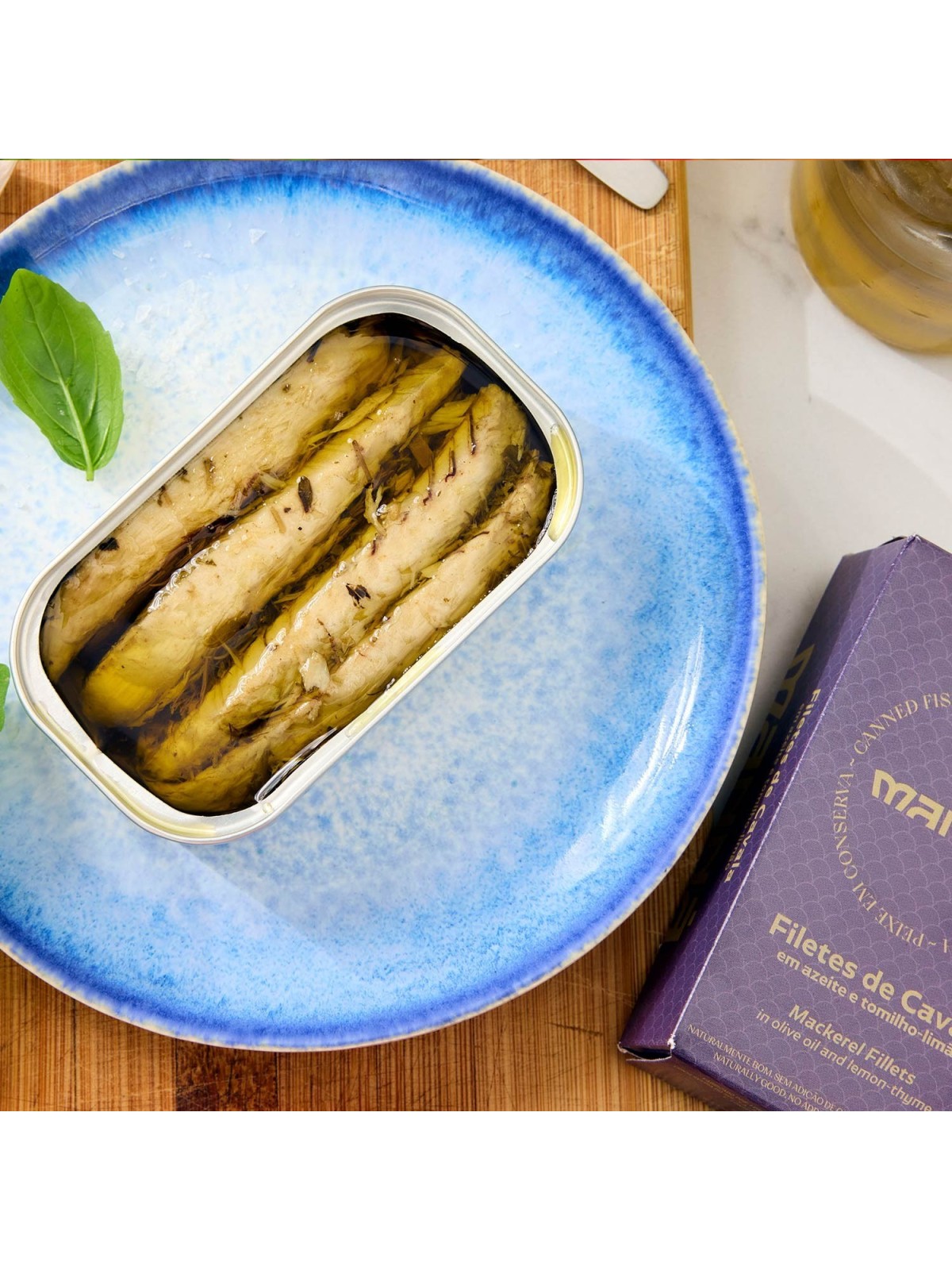 Mackerel Fillets in Olive Oil, Lemon & Thyme - Manná