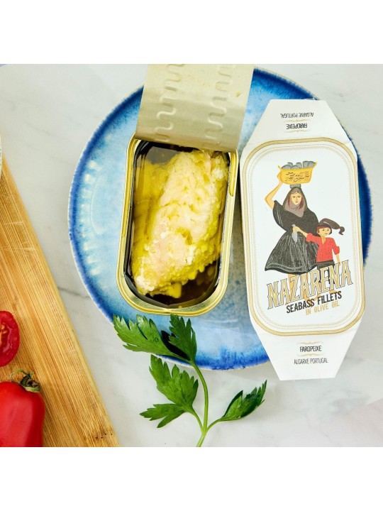 Tierra Callada|Sea Bass Fillets in Olive Oil - Nazarena