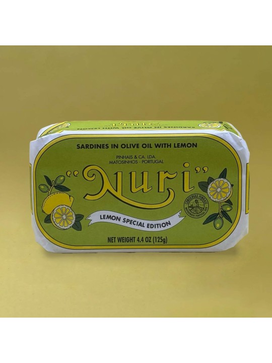 Nuri Sardines in Olive Oil with Lemon (125gr)