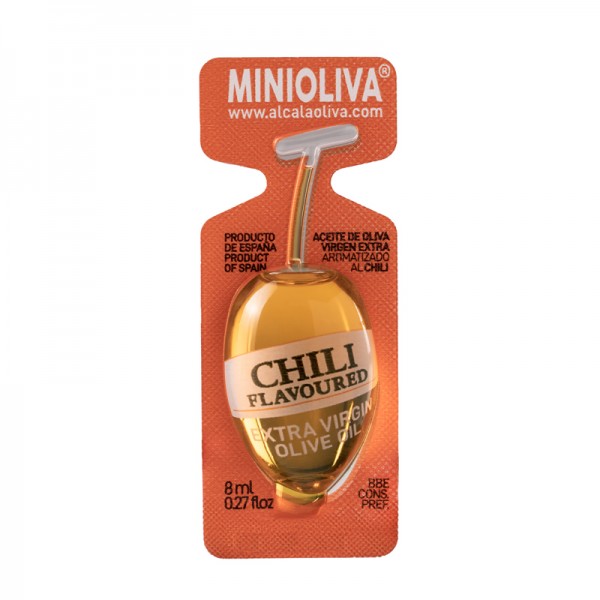 Tierra Callada|Chili Olive Oil Single Serve - 0.27 fl oz - 150 units box