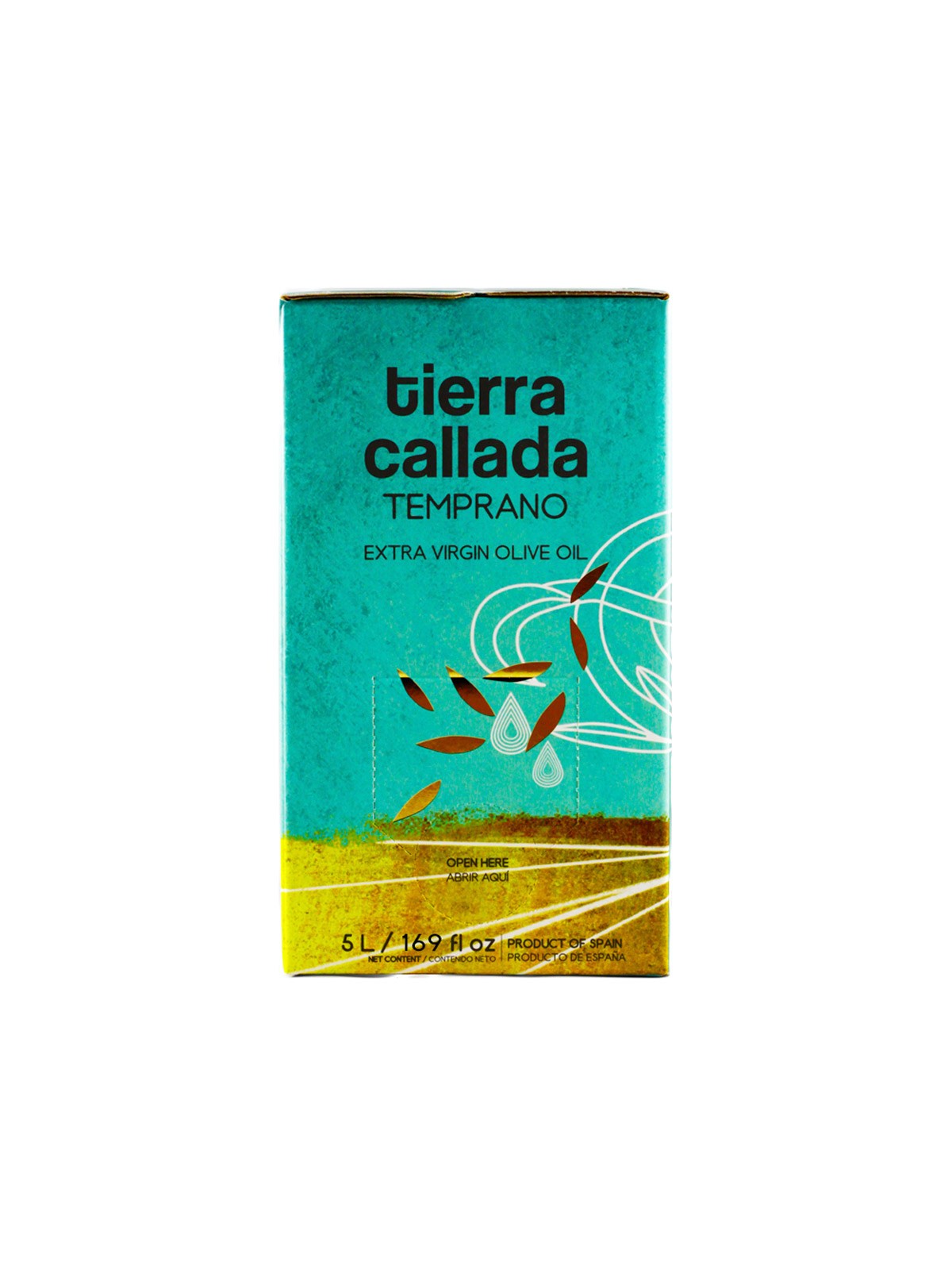 Tierra Callada Strong personality for an outstanding oilIntense, robust and complex extra virgin olive oil - Picual variety Healthy properties: high polyphenol (antioxidant) and oleocanthal (anti-inflammatory) content, plus 80% monounsaturated fats Perfect for dressing recipes with just a few ingredients. Amazing finishing warm dishes: pasta, meat, vegetables... Cold extraction and harvested in October from green olives Bag in box: best format to preserve the aromas and properties of the olive oil 