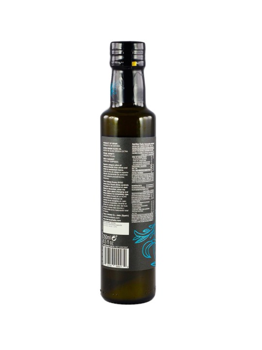 Tierra CalladaPremium "all in one" every day oilMedium intensity extra virgin olive oil - Picual variety Excellent finishing oil but also perfectly suitable for cooking due to high polyphenol (antioxidant) content, giving the oil great stability and performance at high temperatures Cold extraction and harvested in November from half green half ripe olives Silver award at the New York International Olive Oil Competition (NYIOOC)