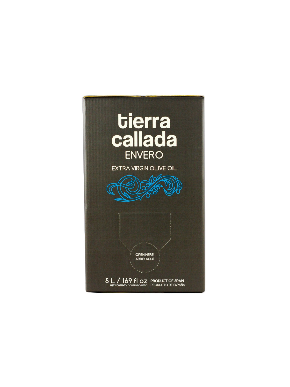 Tierra Callada Premium "all in one" every day oilMedium intensity extra virgin olive oil - Picual variety Excellent finishing oil but also perfectly suitable for cooking due to high polyphenol (antioxidant) content, giving the oil great stability and performance at high temperatures Cold extraction and harvested in November from half green half ripe olives Silver award at the New York International Olive Oil Competition (NYIOOC) Bag in box: best format to preserve the aromas and properties of the olive oil