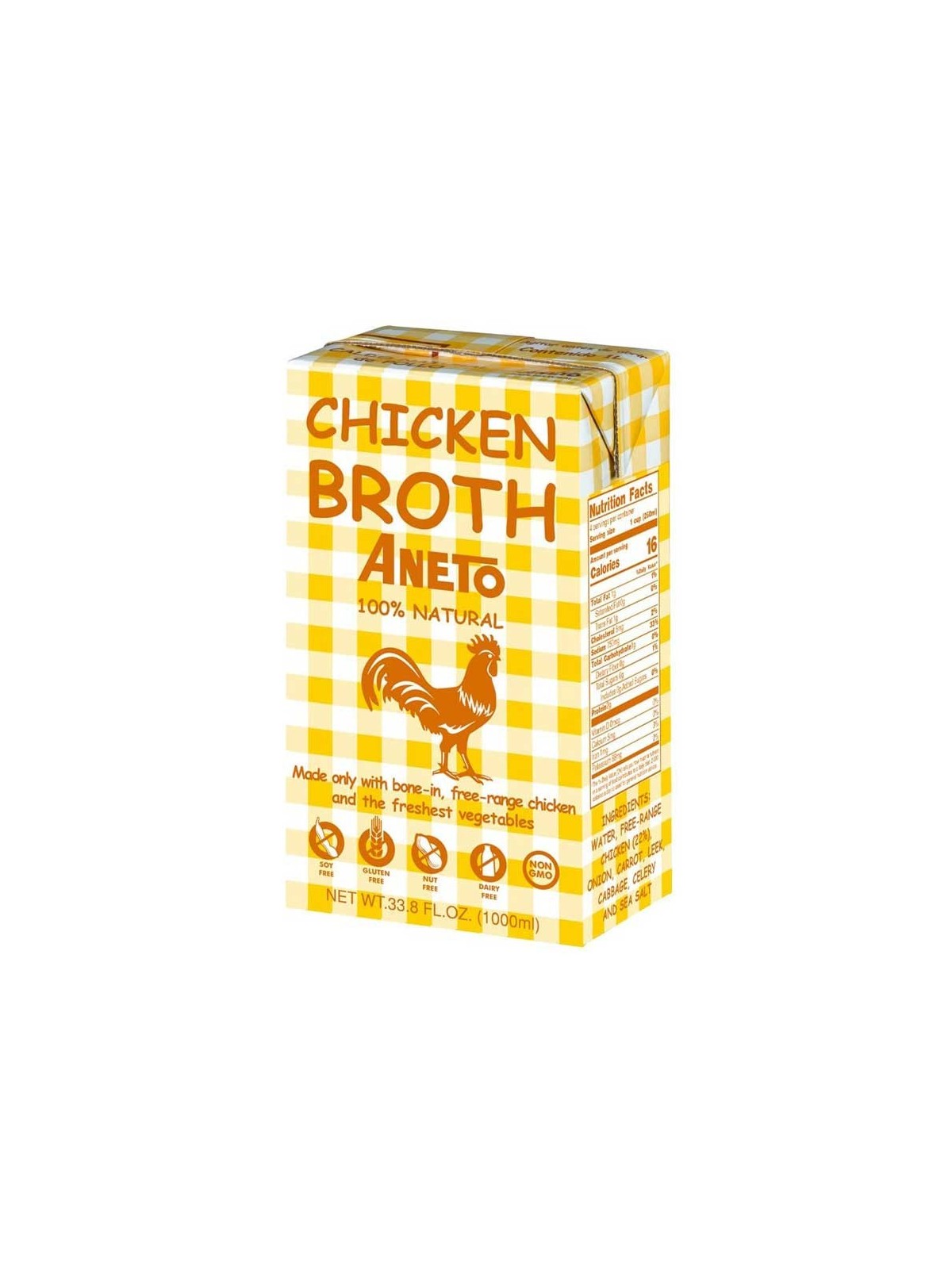 Chicken Broth - ANETO - 34 fl oz