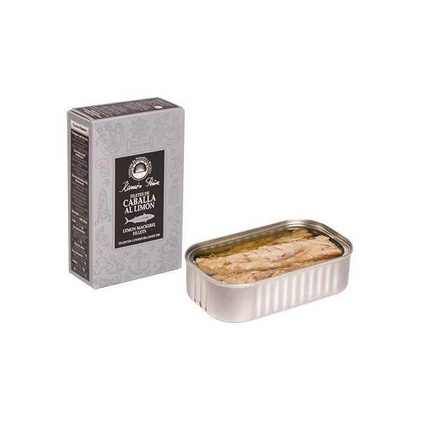 Ramon Pena Silver Mackerel in Olive Oil with Lemon 115g (4.05 Oz)