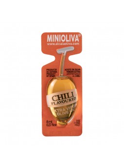 MiniOliva - Chili Flavored Olive Oil Single Serve - 0.27 fl oz - 4 x 150 units box